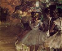 Degas, Edgar - Three Dancers behind the Scenes